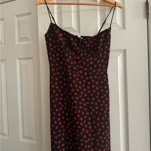 Princess polly womens black and red dress